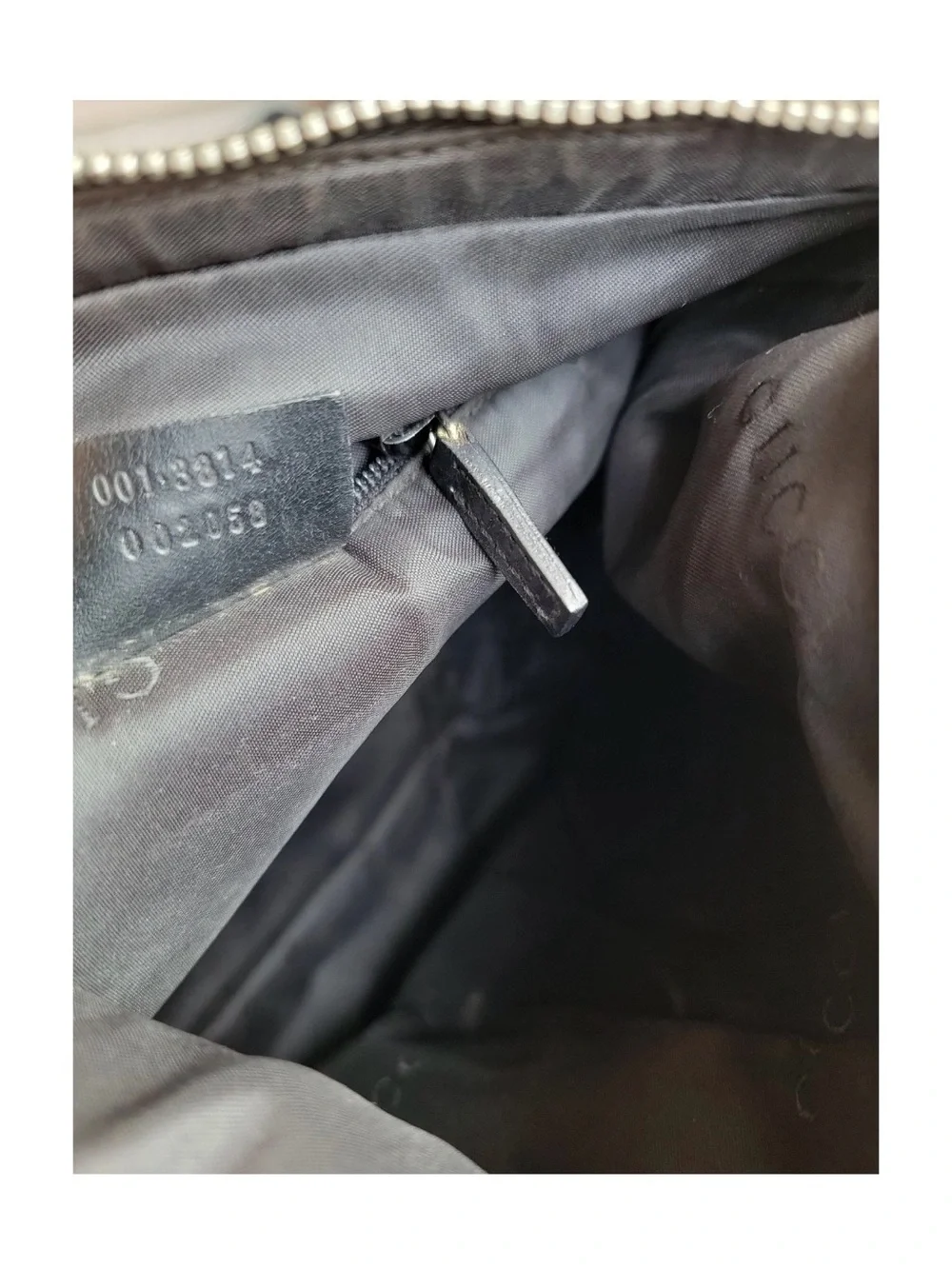 Gucci Charcoal Monogram Hobo